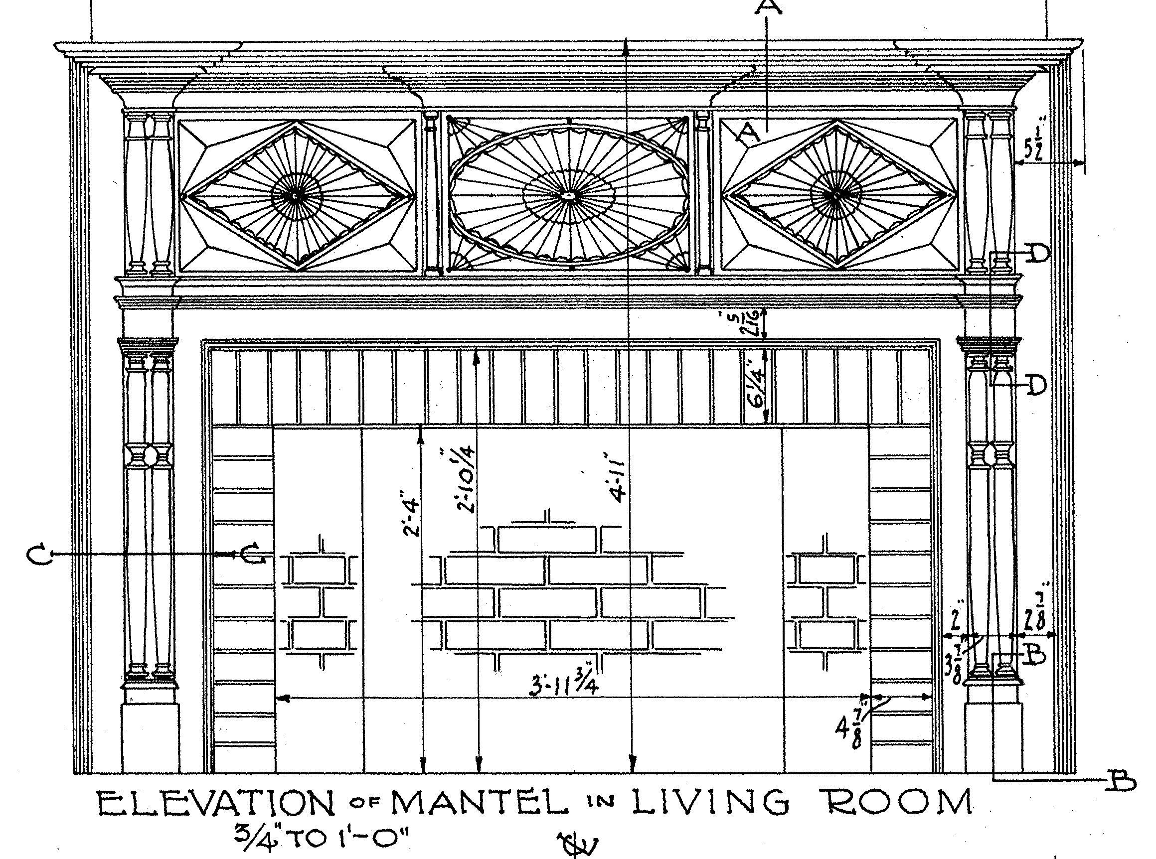 Mantel Detail